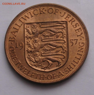 12 шиллинга 1957 UNC до 21.12.23г. 22.00ч. - джерси2