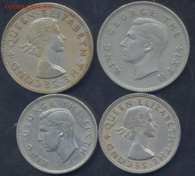 2 пенни- полукрона 1942-1965 г.г. - Флорин1