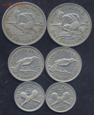 2 пенни- полукрона 1942-1965 г.г. - Шиллинг