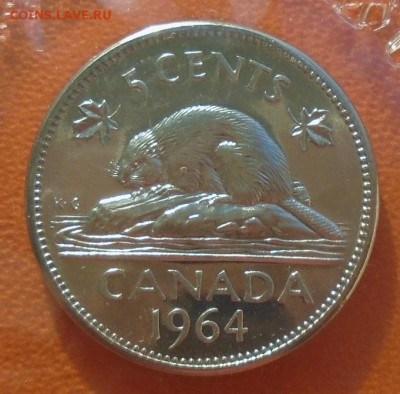 1964 Канада серебро PL банковский набор монет от 1c до $ - DSC01854.JPG