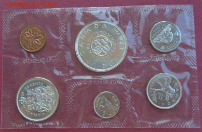 1964 Канада серебро PL банковский набор монет от 1c до $ - DSC01445.JPG