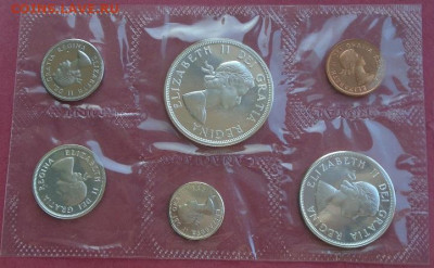 1964 Канада серебро PL банковский набор монет от 1c до $ - DSC01442.JPG