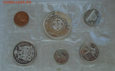 1964 Канада серебро PL банковский набор монет от 1c до $ - DSC01435.JPG