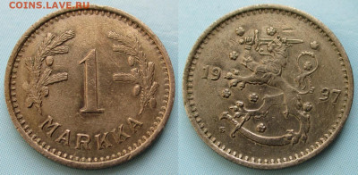 Финляндия 1 марка 1937 до 28-12-23 в 22:00 - 17.37. -Финляндия 1 марка 1937  035-1