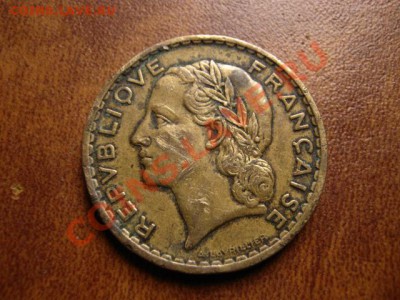 Франция 5 франков 1939 ал.бронза до 10.01.12 в 21.00 М - IMG_1822