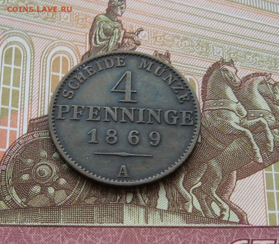 Пруссия 4 пфеннинга 1869А - до 22.00  26.12.23 - IMG_0189.JPG