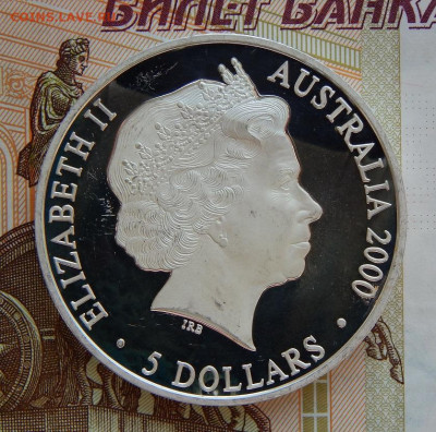 5 долларов 2000г. Птицы над гаванью. Олимпийские игры 2000г. - DSCN7509.JPG