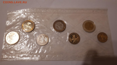 мягкий набор 1992 ЛМД , вместо жетона монета 100 рублей - 20231223_104557
