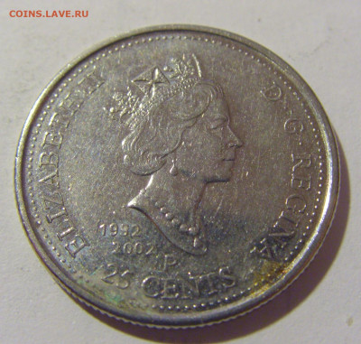 25 центов 2002 50 лет правления Канада №1 29.12.2023 22:00 М - CIMG2773.JPG