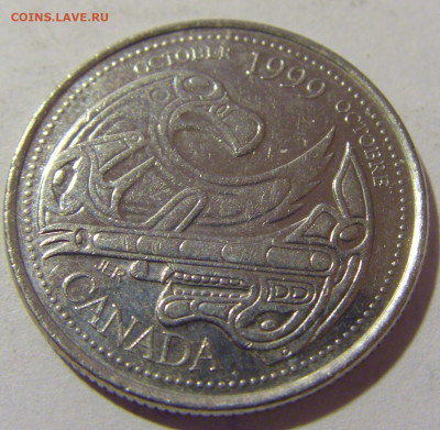 25 центов 1999 октябрь Канада №1 29.12.2023 22:00 М - CIMG2791.JPG