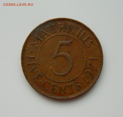 Британский Маврикий 5 центов 1971 г. до 28.12.23 - DSCN8646.JPG