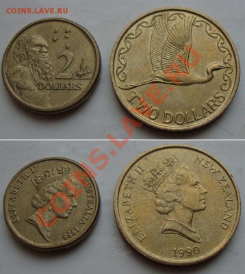 Нечастые иностранные монеты 19-20 века - austral-new-zeland