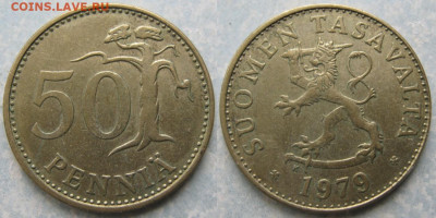 Финляндия 50 пенни 1979 K до 30-12-23 в 22:00 - 46.19. -Финляндия 50 пенни 1979 К    190-к83-11373