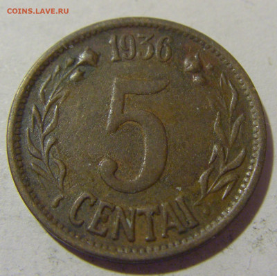 5 центов 1936 Литва №1 29.12.23 22:00 М - CIMG3192.JPG