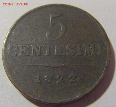 5 чентезимо 1822 Ломбардия и Венеция №1 29.12.23 22:00 М - CIMG3204.JPG