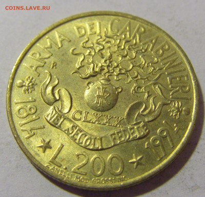 200 лир 1994 карабинеры Италия №1 29.12.23 22:00 М - CIMG3220.JPG