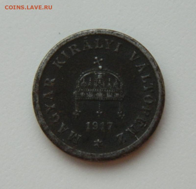 Венгрия 2 филлера 1917 г.(Железо) до 28.12.23 - DSCN8623.JPG