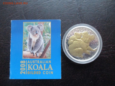 Австралия 1 доллар 2008 Коала ПОЗОЛОТА - IMG_0167.JPG
