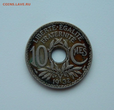 Франция 10 сантимов 1932 г. до 02.01.24 - DSCN8786.JPG