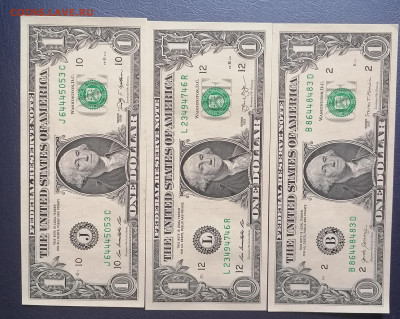 1 доллар США 3 шт пресс 2009,2013,2017г. - IMG_20230427_080029