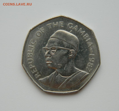 Гамбия 1 даласи 1987 г. (Фауна) Крупная! до 03.01.24 - DSCN8994.JPG