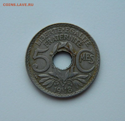 Франция 5 сантимов 1918 г. до 03.01.24 - DSCN9048.JPG