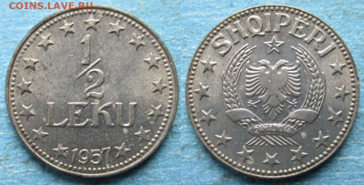 2 лека 1957 до 05-01-24 в 22:00 - Албания пол лека 1957    210-фс5-11336