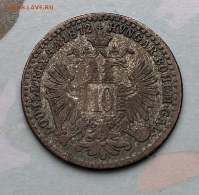 Австро-Венгрия 10 крейцеров 1872 до 22-00 02.01 - PXL_20231230_084921345~2