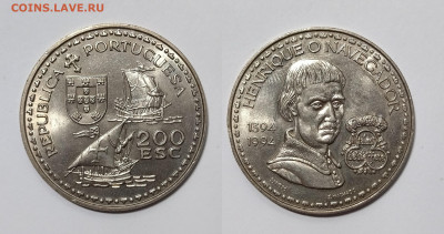 Португалия 200 эскудо 1994 г 600 лет Генриху - 4.01 - IMG_20231230_210511