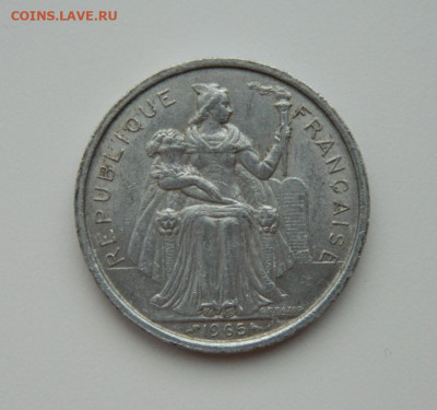Фр. Полинезия 5 франков 1965 г.(Лодки) Крупная! до 04.01.24 - DSCN9000.JPG