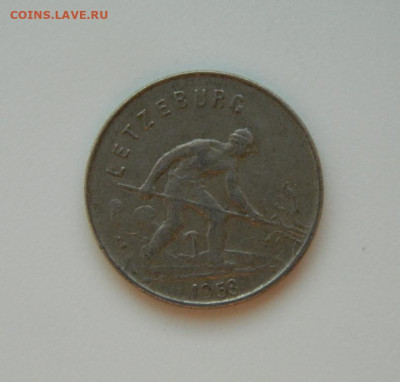 Люксембург 1 франк 1953 г. до 04.01.24 - DSCN9390.JPG