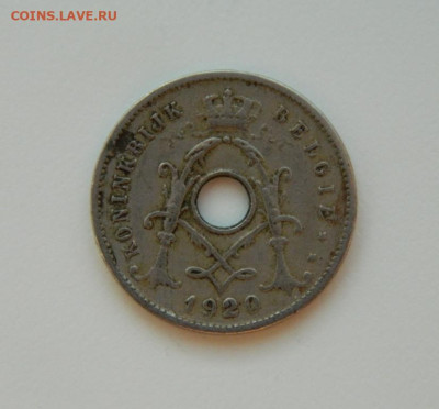 Бельгия 5 сантимов 1920 г. до 04.01.24 - DSCN9352.JPG