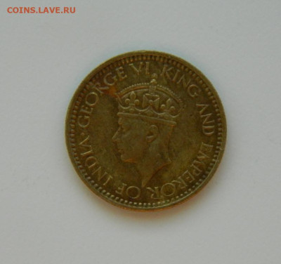 Британский Цейлон 25 центов 1943 г. до 04.01.24 - DSCN9347.JPG