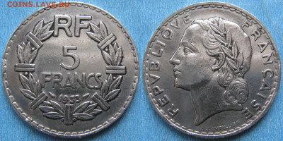 Франция 5 франков 1933 до 08-01-24 в 22:00 - 39.27. -Франция 5 франков 1933    180-ас54-4054