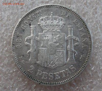 Испания 2 песеты. 1882 год - 011.JPG