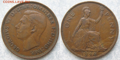 Великобритания 1 пенни 1946 до 09-01-24 в 22:00 - Великобритания 1 пенни 1946    202-к89-4414