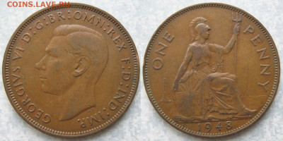 Великобритания 1 пенни 1948 до 09-01-24 в 22:00 - Великобритания 1 пенни 1948    202-к89-4400