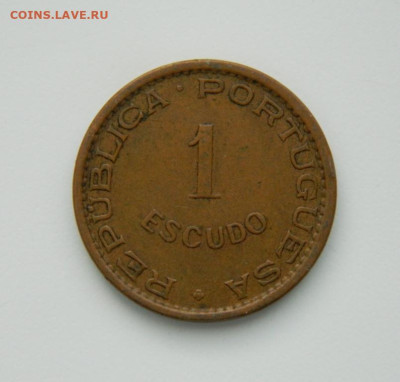 Португальский Мозамбик 1 эскудо 1974 г. до 09.01.24 - DSCN9416.JPG