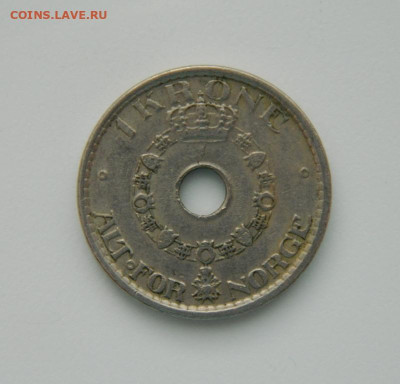 Норвегия 1 крона 1949 г. до 09.01.24 - DSCN9494.JPG
