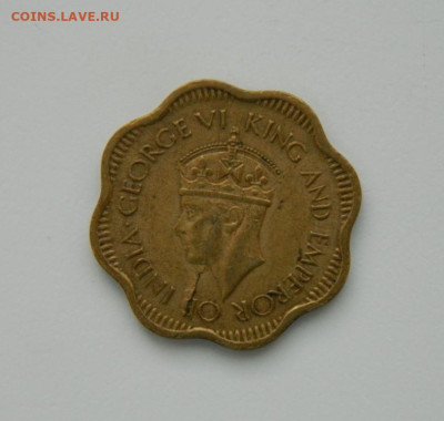 Британский Цейлон 10 центов 1944 г. до 10.01.24 - DSCN9479.JPG