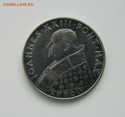 Ватикан 100 лир 1962 г. (Юбилейная) до 10.01.24 - DSCN9610.JPG