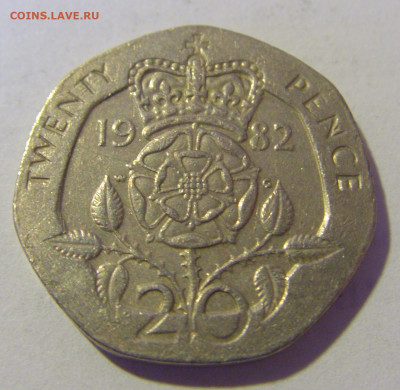 20 пенсов 1982 Англия №3 12.01.24 22:00 М - CIMG2081.JPG