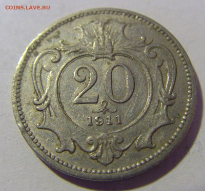 20 геллеров 1911 Австрия №4 12.01.24 22:00 М - CIMG2245.JPG