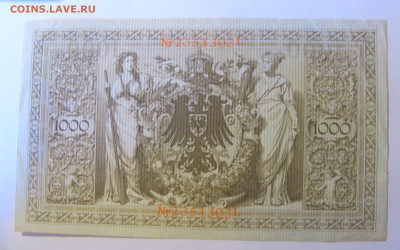 1 000 марок 1910 Германия (303) 12.01.24 22:00 М - CIMG4957.JPG