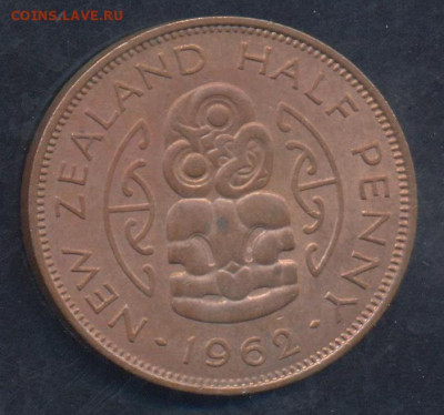 2 пенни 1962г.10.01.2024 г. 22 -00 МСК. - полпенни 1962