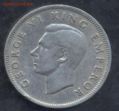 Новая Зеландия флорин 1947г.10.01.2024 г. 22 -00 МСК. - флорин 1947 1