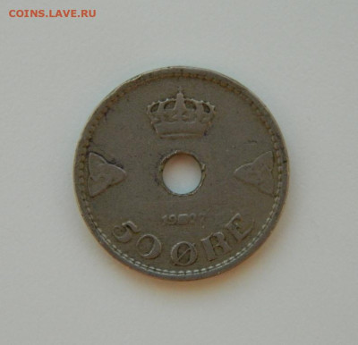 Норвегия 50 эре 1927 г. до 11.01.24 - DSCN9766.JPG