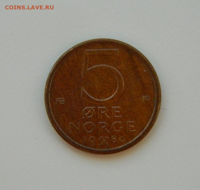 Норвегия 5 эре 1980 г. до 11.01.24 - DSCN9735.JPG