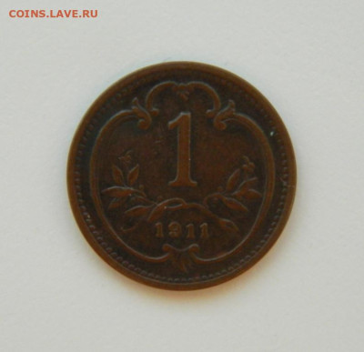 Австрия 1 геллер 1911 г. до 11.01.24 - DSCN9739.JPG