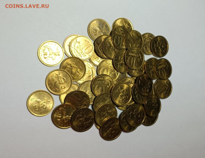 10 копеек 2003 СП 1.2А Яркий штемпельный блеск 49 штук - IMG_20240107_211646